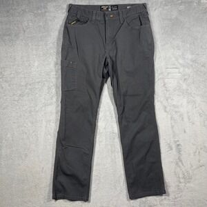 Ariat Rebar M4 Pants Mens 33(32)x34(32) Grey Relaxed Straight Made Tough